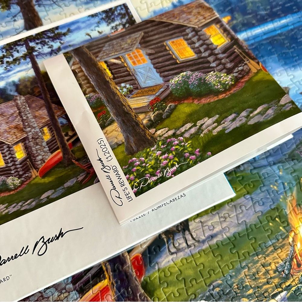 Buffalo Cabin Retreat 1000-Piece Puzzle - Picture 4 of 6